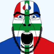 angry bbc beard facial_mark flag flag:groningen flag:netherlands forehead_mark glasses groningen looking_at_you netherlands open_mouth queen_of_spades soyjak spade stubble subvariant:cobson_front2 thick_eyebrows transparent transparent_background variant:cobson white_eyes // 800x800 // 23.6KB