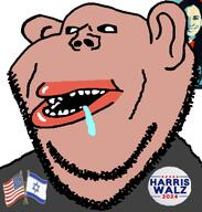 2024 flag flag:israel flag:united_states israel meta:tagme subvariant:impish_amerimutt tim_walz united_states variant:impish_soyak_ears // 598x628 // 80.8KB