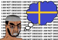angry arab beard bloodshot_eyes brown_skin clenched_teeth country countrywar crying flag flag:sweden hair i_am_not_obsessed islam obsession rent_free sweden sweden_yes taqiyah text thick_eyebrows thought_bubble variant:chudjak // 1170x814 // 73.6KB