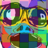 animated baby deformed glasses open_mouth pixiz soyjak subvariant:jacobson trend:colorjak variant:a24_slowburn_soyjak // 400x309 // 205.6KB