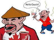 american_flag amerimutt canada clothes full_body gook mcdonalds mutt mutt_lips muttoid nas:amerimutt open_mouth star_of_david stink_lines subvariant:impish_amerimutt text // 680x497 // 61.4KB