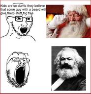 beard black_and_white communism excited glasses glove karl_marx looking_at_you photo santa_claus text variant:gapejak variant:soyak waow // 1170x1213 // 137.5KB