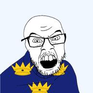 crown flag flag:munster glasses ireland irish_flag munster open_mouth province stubble variant:feraljak // 1500x1500 // 170.7KB