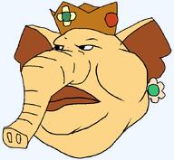 closed_mouth elephant elephant_daisy mario no_body princess_daisy variant:meximutt zackscott_games // 693x640 // 28.5KB