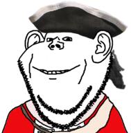 beard british clothes hat redcoat soldier tricorn uniform variant:impish_soyak_ears // 780x792 // 2.4MB