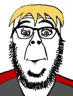 glasses grey_shirt looking_at_you nate stubble variant:waljak white_background yellow_hair // 206x271 // 7.3KB