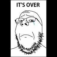 crying its_over sad smv song:tally_hall_-_spring_and_a_storm tally_hall text variant:chudjak variant:feraljak variant:gapejak variant:impish_soyak_ears variant:markiplier_soyjak // 1080x1080, 193.1s // 16.6MB