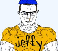 bicycle_helmet blue_eyes brown_hair helmet jeffy muscles pencil retard sml subvariant:chudjak_front subvariant:muscular_chud supermariologan variant:chudjak // 1059x929 // 208.0KB