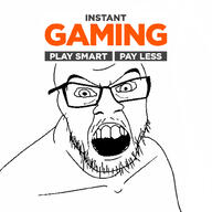 angry glasses mustache open_mouth soyjak stubble text variant:feraljak // 1000x1000 // 196.4KB