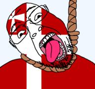 country cross flag flag:volhynian_oblast glasses hair hanging oblast open_mouth rope soyjak stubble suicide teeth tongue transparent transparent_background ukraine variant:bernd volhynian_oblast yellow_teeth // 768x719 // 36.9KB