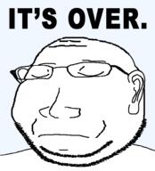 closed_eyes closed_mouth ear frown glasses its_over soyjak stubble subvariant:massjak subvariant:wholesome_soyjak text variant:gapejak // 528x583 // 12.6KB