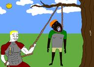 ACK! ack award black_skin green_shirt hanging nate orange_hair red_shirt sean sharty shemmy shemmycaca shemmytroon soyjak_party troon yellow_hair // 2100x1500 // 158.8KB