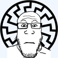 animated bald closed_mouth ext=gif glasses neutral sonnenrad spinning stubble subvariant:neutralplier variant:markiplier_soyjak // 700x700 // 2.4MB