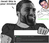 ack bloodshot_eyes closed_mouth crying elliot_rodger gigachad incel not_a_fucking_soyjak op_is_a_retarded_lazy_faggot_for_not_tagging_his_own_shit open_mouth rope smile tongue // 1059x929 // 335.1KB