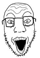 eyebrows glasses happy lips meta:leaky nose oh_my_god_she_is_so_attractive open_mouth stubble variant:unknown wrinkles // 780x1133 // 171.8KB