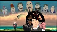 a10_eyes amancio_ortega arm armor background bagpipes bald beard bloodshot_eyes celtic cigar clothes conquistador crusade crusader crying damasus_I fidel_castro fist francisco_franco galicia hand hat helmet holding_rope lighthouse luis_vaez_de_torres mariano_rajoy meta:tagme music neutral octopus pablo_iglesias_posse pope psoe rope santiago smile smoke smug spain spinning stubble subvariant:nucob subvariant:teutonson variant:bernd variant:cobson vest video zara // 1920x1080, 23.1s // 2.1MB