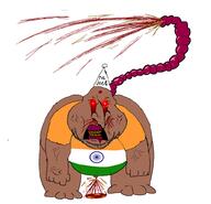 angry blood flag flag:india guts hair india indian open_mouth pajeet prolapse stubble subvariant:jeetmutt subvariant:meximutt_front teeth text variant:meximutt variant:soyak yellow_teeth // 1000x964 // 67.0KB