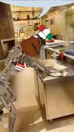 Colorlesspy(user) brown_skin chef chef_hat dough humping italian_flag kitchen mustache omni_man pizza robot shitalian shitaly shitskin subvariant:mexiaryan turkroach variant:meximutt // 720x1280 // 25.7MB