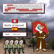 arm berber chad flag:riff full_body ginger glasses gun leg mexico nigger red_hair riff riffian rifle rope soyjak spain stubble tan_skin variant:bernd weapon whtie_skin wikipedia // 1080x1080 // 256.1KB