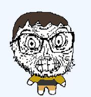 angry arm clothes eyebrows full_body glasses hair lars leg looking_at_you low_resolution shorts stubble subvariant:fun_sized_feraljak swinny swinnycuck teeth transparent_background variant:feraljak white_skin wrinkles // 166x177 // 5.5KB