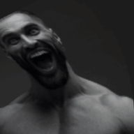 beard buff chad curve eyes giga gigachad happy mouth_open muscular_male nas:gigachad