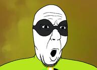 angry bald beard braphog double_chin fart fat gas gassy glasses green_background green_shirt hero incredible_fatty incrediblegassy lips mask mr_incredible no_eyebrows open_mouth soyjak stubble superhero surprised the_incredibles variant:slatejak // 1250x900 // 255.2KB