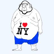 blue_pants fat i_heart_ny i_look_like_this new_york self_insert shorts subvariant:beast variant:ishish_soyak_ears // 3000x3000 // 339.9KB