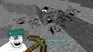 coal diamond_helmet face helmet lies minecraft pickaxe stone text variant:cobson variant:feraljak video_game // 1920x1080 // 511.8KB