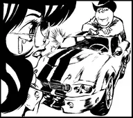 angry anime anime_female beard car clothes cowboy cowboy_hat crying edited girl glasses hat man meko mekolai subvariant:wholesome_soyjak variant:gapejak white_skin woman // 1500x1338 // 827.2KB