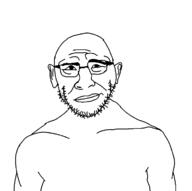 bald caveman glasses meta:tagme neanderthal smile variant:unknown // 736x732 // 26.4KB