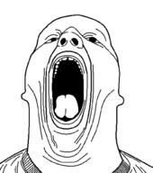 clothes open_mouth soyjak tongue variant:phillip white_background // 884x1000 // 18.8KB