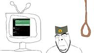 closed_eyes closed_mouth clothes computer glasses hat rope screen sekaioni serbia soyjak stubble tweet twitter variant:cobson // 1920x1082 // 127.3KB
