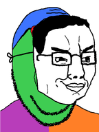autism glasses hair mask smile smug stubble subvariant:wholesome_soyjak trend:colorjak variant:chudjak variant:gapejak // 602x800 // 41.1KB