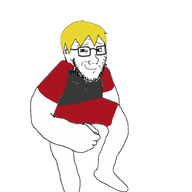 animated arm blond closed_mouth clothes dance ext=gif full_body leg nate selfish_little_fuck shorts smug subvariant:soyak_(smug) that_one_fucking_picture_of_nate_being_a_smug_little_bastard variant:soyak // 536x706 // 587.7KB