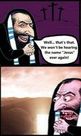 christianity cross crucifixion happy happy_merchant israel jesus judaism kike kike_nose meme nas:merchant rabbi resurrection scared star_of_david // 322x543 // 102.6KB