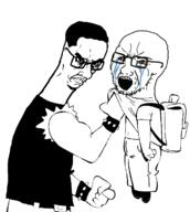 bullying crying glasses soyjak stubble subvariant:chudjak_seething variant:chudjak variant:cryboy_soyjak variant:soyak // 648x725 // 79.1KB