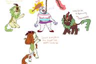 bloodshot_eyes cartoon clothes crying full_body glasses hair hairy hanging kirin my_little_pony open_mouth pony purple_hair rope shoe skirt soyjak stubble text tongue tranny variant:bernd yellow_teeth // 2160x1444 // 287.9KB