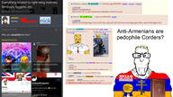 OrientalTrollface_(user) a10_eyes armenaryan armenia aryan astolfo award basil_(omori) bible blond christianity cross euromutt foodist holy_bible kiwifarms name_tag omori orthodox pol_(soyjak_party) soyjak_party subvariant:euroaryan subvariant:euromutt unbothered variant:markiplier_soyjak // 1920x1080 // 518.9KB