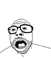 big_head big_mouth big_nose eyebrows glass glasses nuvariant nuvariants open_mouth stubble template variant:gyattjak wrinkle wrinkles // 720x829 // 18.5KB