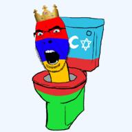 armenia azerbaijan burger_king flag flag:armenia flag:azerbaijan open_mouth skibidi_toilet stubble teeth transparent transparent_background trend:aryan variant:cobson // 800x800 // 71.2KB