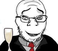 art clothes glasses necktie red_tie shading shadow smile stubble suit tuxedo variant:feraljak // 1192x1046 // 44.7KB