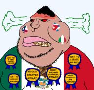 ace_of_spades angry award blacked bloodshot_eyes broken_teeth clenched_teeth countrywar cuba cuba_vs_mexico farts flag:cuba flag:italy flag:mexico flag:texas headache italy italy_vs_mexico meta:tagme mexico satoko_houjou(namefag) slopjak texas texas_vs_mexico variant:meximutt // 888x849 // 156.0KB