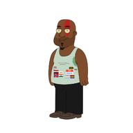 beard brown_skin bushy_eyebrows cartoon family_guy_yourself funny goatee jaundice kratos smile stubble subvariant:mexiaryan sweat_stain tank_top variant:meximutt warrior-z_(user) // 1080x1080 // 82.0KB