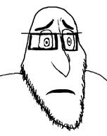 beard cool dude dudeman eyebrows glasses man neck open_mouth sad variant:xooldude // 523x659 // 11.5KB