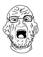 glasses open_mouth soyjak stubble variant:unknown // 464x616 // 16.1KB