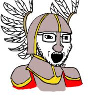 armor glasses helmet open_mouth soyjak stubble variant:soyak wing // 1004x1076 // 433.7KB