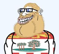 beard blue_eyes canada cleft_chin clothes ear flag:prince_edward_island lips nipple open_mouth smile stubble subvariant:canaryan subvariant:canuckmutt subvariant:impish_amerimutt teeth tshirt variant:impish_soyak_ears variant:pajeetjak yellow_hair // 1710x1551 // 686.6KB