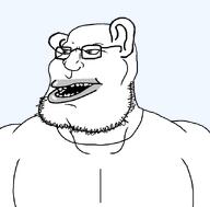 beardless ear glasses mutt_lips series:fusionjaks series:muttverse shaved subvariant:mexiaryan subvariant:revmutt template variant:meximutt white_skin // 886x872 // 17.4KB