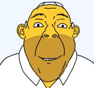 bald balding clothes collared_shirt ear homer_simpson smile stubble teeth the_simpsons variant:bernd yellow_skin // 1200x1125 // 31.1KB