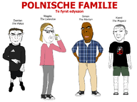 4soyjaks adidas black_skin cuckold dark_hair female flag:poland full_body genderbend nigger phone polack poland polish polish_text stubble subvariant:unbotheredchud text variant:chudjak variant:cobson variant:kuzjak variant:smugjak yellow_hair // 1920x1440 // 526.0KB